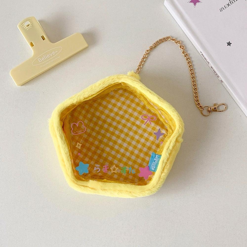 

MINKYS New Cute Apple Star Storage Bag Desktop Organizer Toys Storage Bag Stationery жёлтый