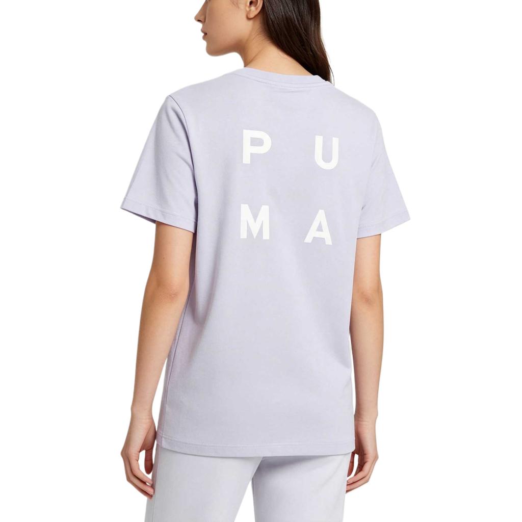 Puma Summer Cool Sports Crew Neck Solid T-Shirt Women Tops 695444-67