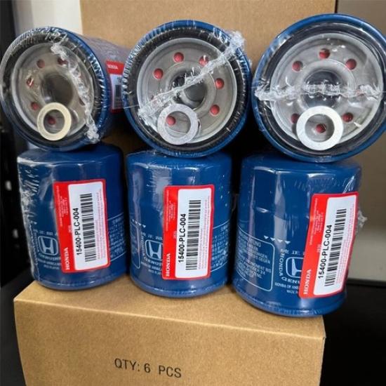

6X For Honda Genuine Oil Filters WITH Drain Plug Washer 15400-PLC-004 NEW SEALED