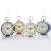 Desk Clock Classical Loud Alarm Clock with Snooze and Night Light for Hard of Hearing Metal Clock