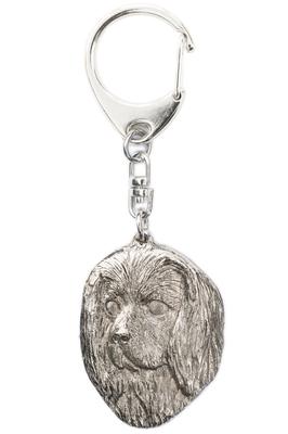 Cavalier King Charles Spaniel Made In England Art Dog Keychain Collection (Head)