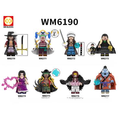 WM6190 Buliding Blocks Anime Mini Action Figures Educational Kids Toys For Christmas Gifts