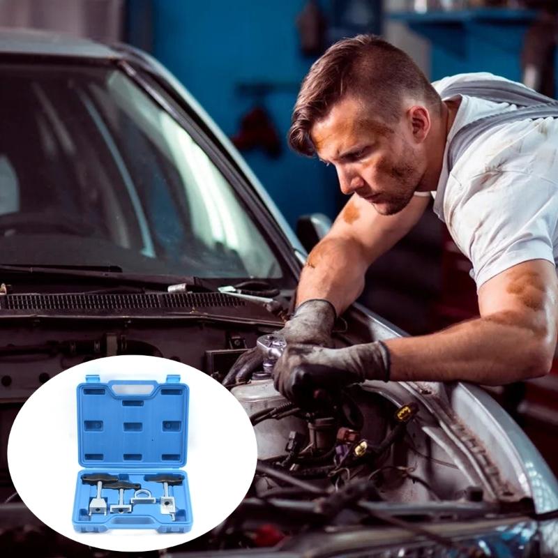 Spark Plugs Kit Plug Extractor with Carrying Box Spark Plugs Ignition Coil Removal Puller Tool Remover Tool for Vehicle