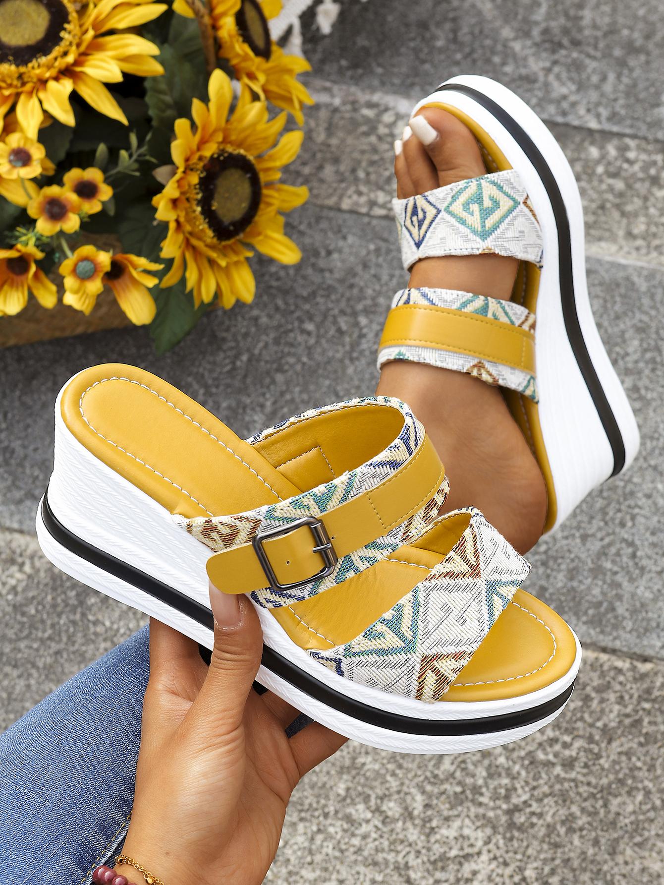 Summer Women s Wedge Slippers Sandals Outdoor Beach Casual Shoes Women s Durable Slippers 38