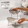 Ruhan Ceramic Double-Layer Fruit and Snack Bowl