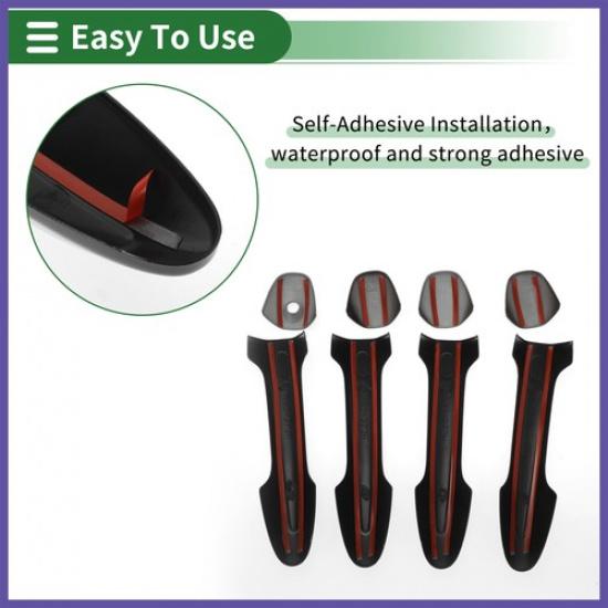 Car Door Handle Cover Trim Side Door Handle Cover for Toyota RAV4 13-18