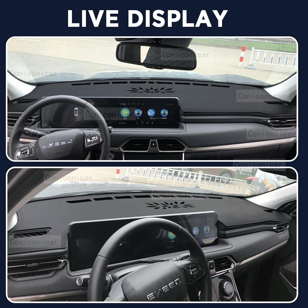 Für CHERY EXEED VX 2022 2023 Auto Armaturenbrett Abdeckung Matte Sonnenschutz Pad Lichtschutz Matte Instrumentenbrett Teppich Schutz Zubehör
