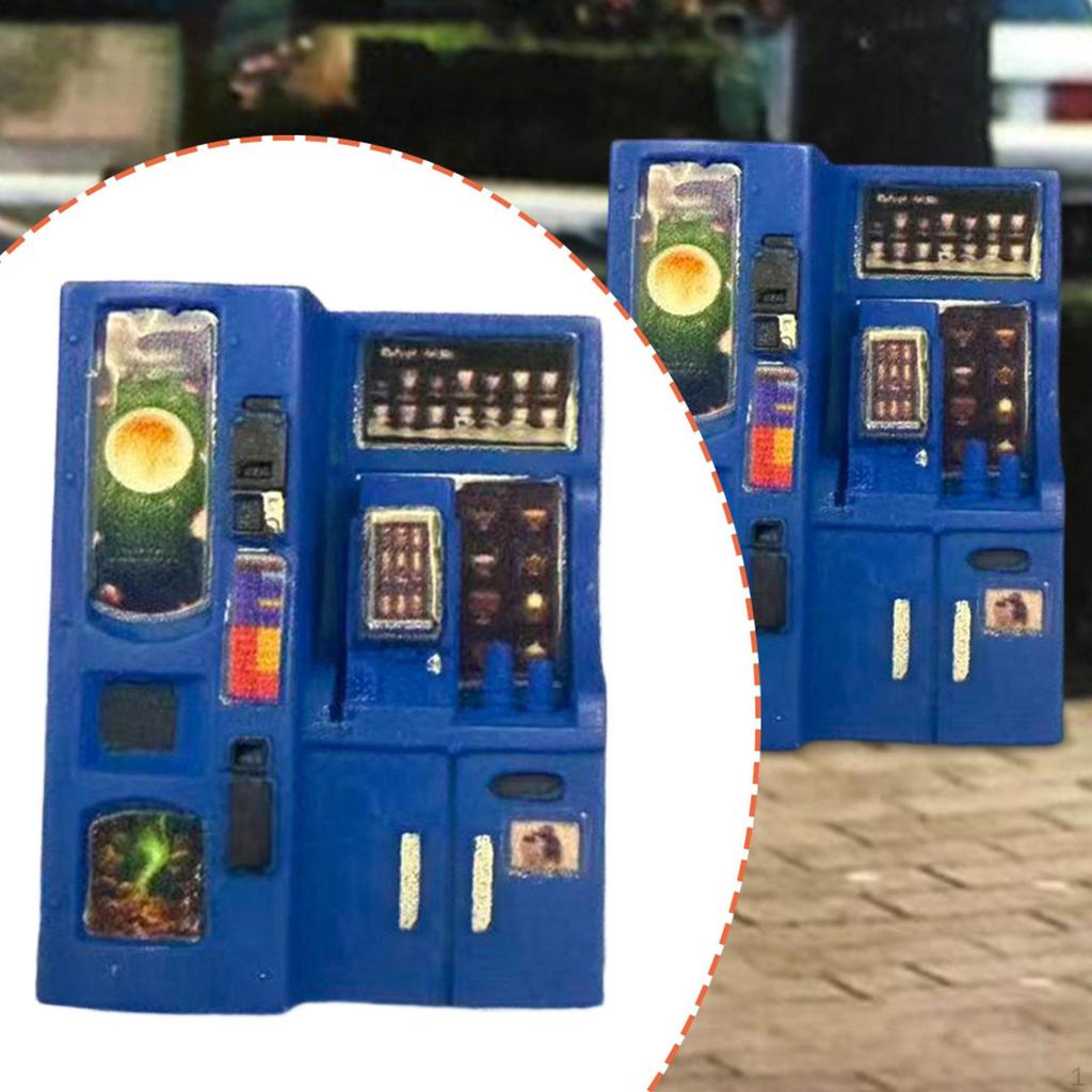 Mini Beverage Machine Model Scene Props 1/64 Realistic Dollhouse Home Accessories Vending Equipment