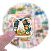 55 Sheets Cartoon Easter Egg & Rabbit Stickers for Suitcases and Phones