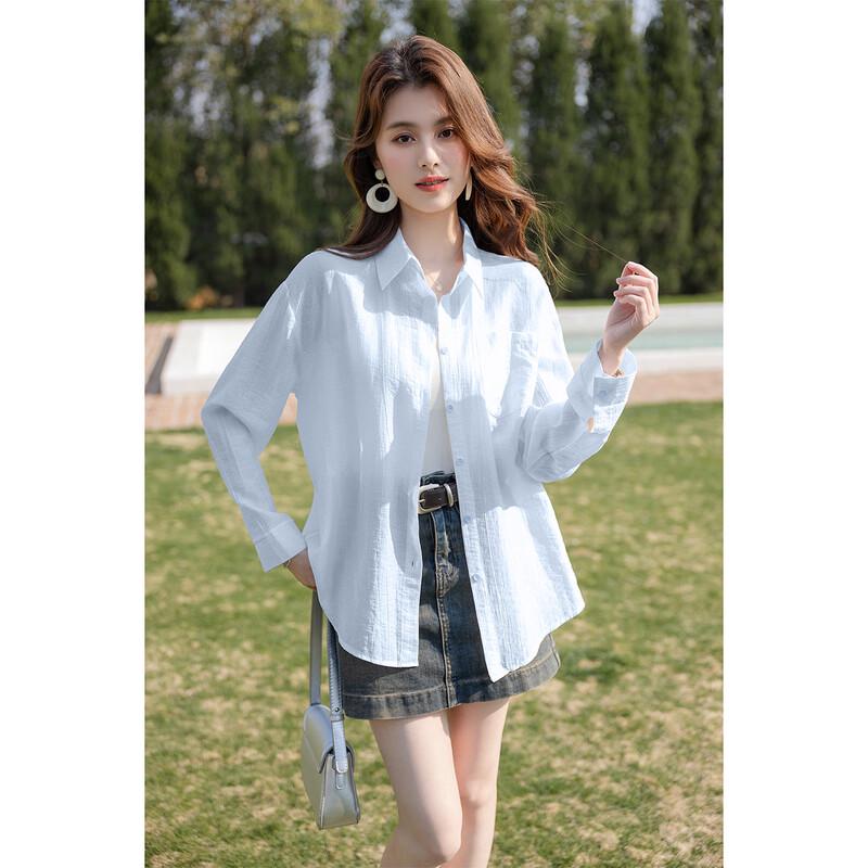 MOKANA Women's Elegant Lightweight Long Sleeve Shirt