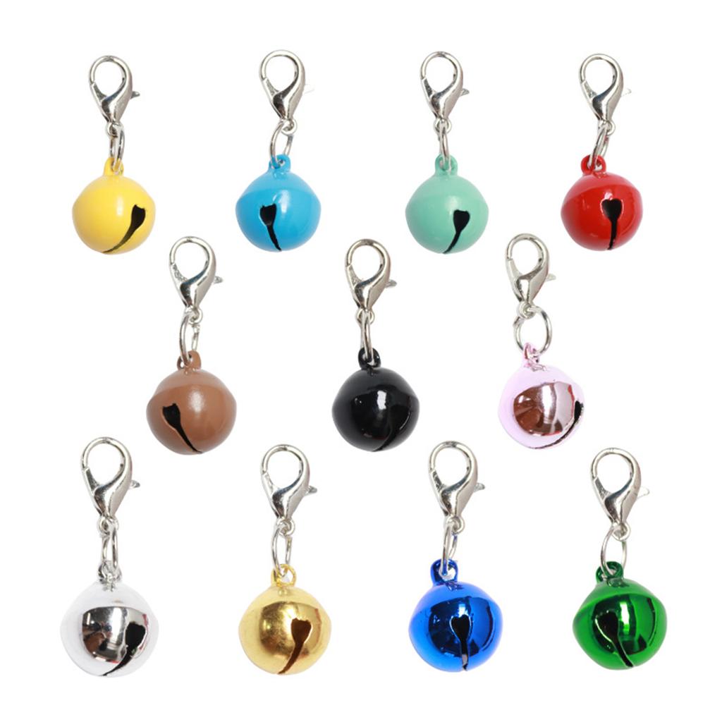 Cat Pendant Bell Pet Collar Bell Pendant Sound Positioning Dog Copper Bell Pendant Metal Pet Necklace Decoration Accessorie