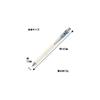 Pentel EnerGel Gel Ink Ballpoint Pen 0.4mm Sax Blue Barrel Black Ink Pack of 10