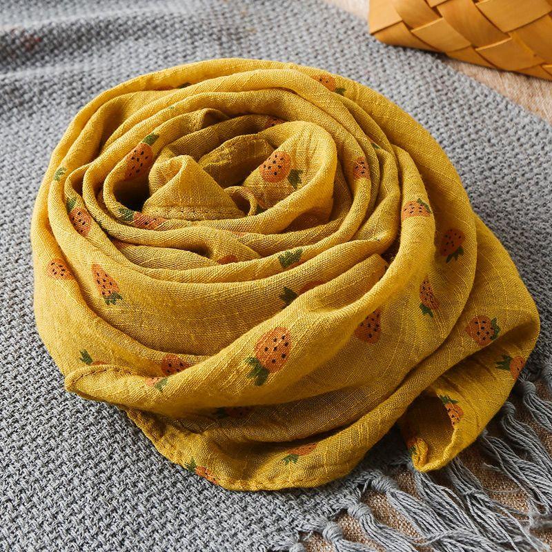 

Шарф для студенток, весна и осень, универсальный, в японском стиле, художественный шелковый шарф