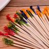 Bamboo Toothpicks for Appetizers Natural Splinter-Free Party Toothpicks for Cocktail Drinks Fruit Sandwiches Charcuterie Board Accessories