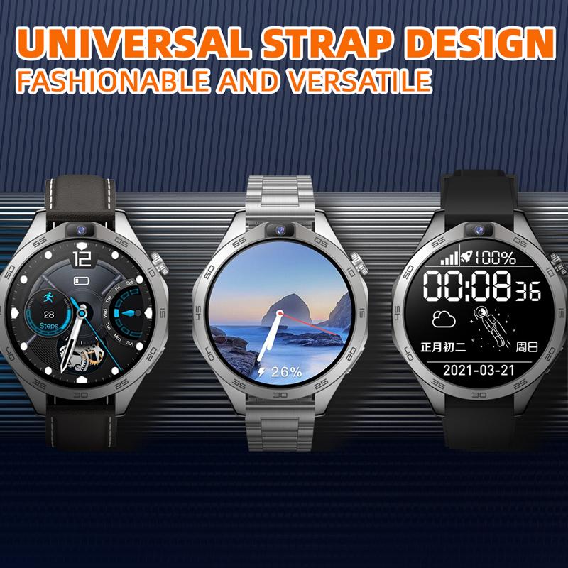 4G SIM Card Smartwatch Round Screen Card Phone Watch 1.85-inch Smart Watch Smart Watch Front And Rear Camera Heart Rate