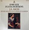 LP Record JOSEF SUK ZUZANA RIKOVA  Johann Sebastian Bach  Les Six Son OS28645RE ERATO 1973 Japan Classical Used