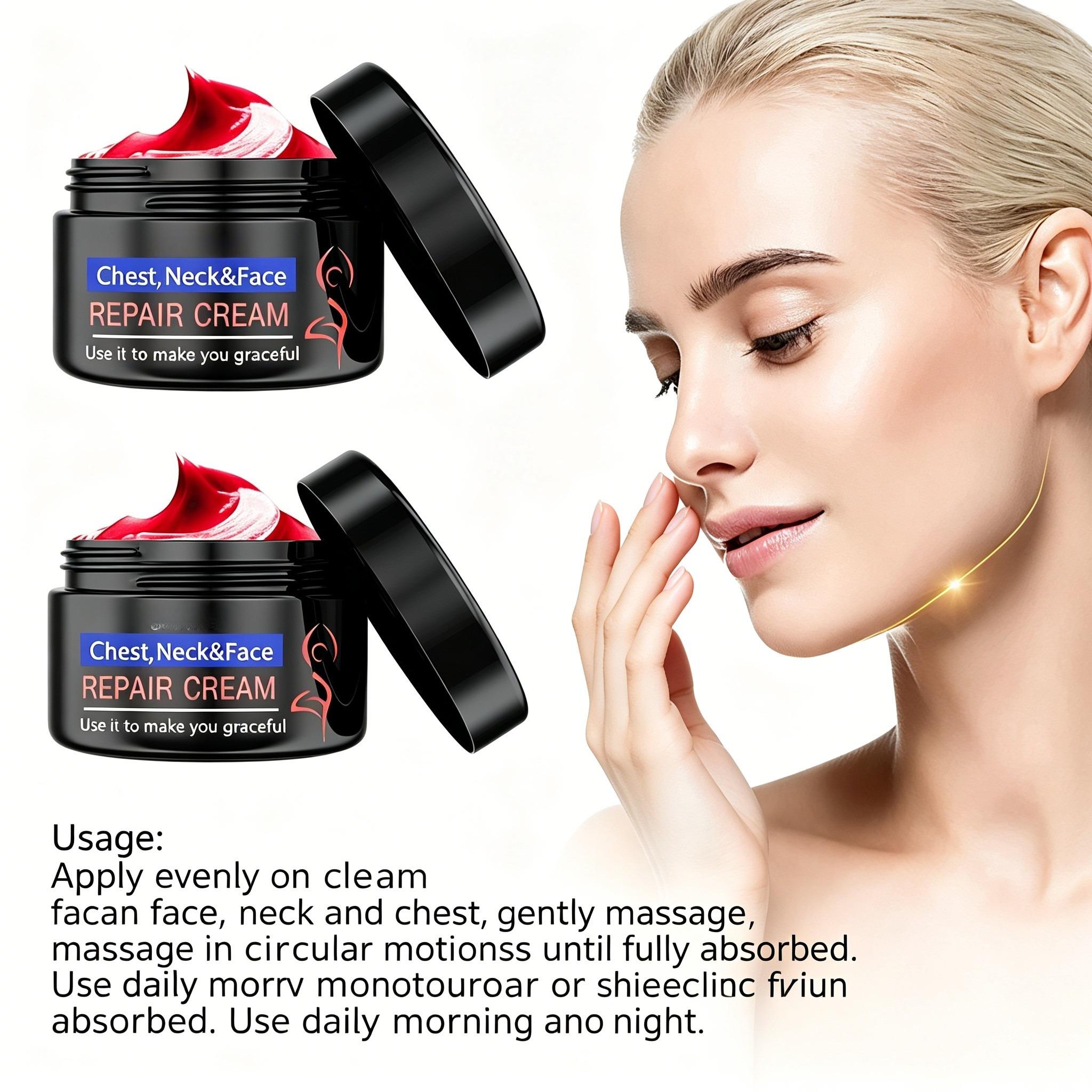 Chest Neck & Face Repair Cream 50ml Moisturizing Anti-Wrinkle Skin Care Cream 1pc