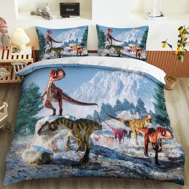 Scientisfictional Dragon Duvet Cover Set Colorful Graffiti Bed Linen Set Bohemia Comforter Bedding Set Bedroom Set Queen