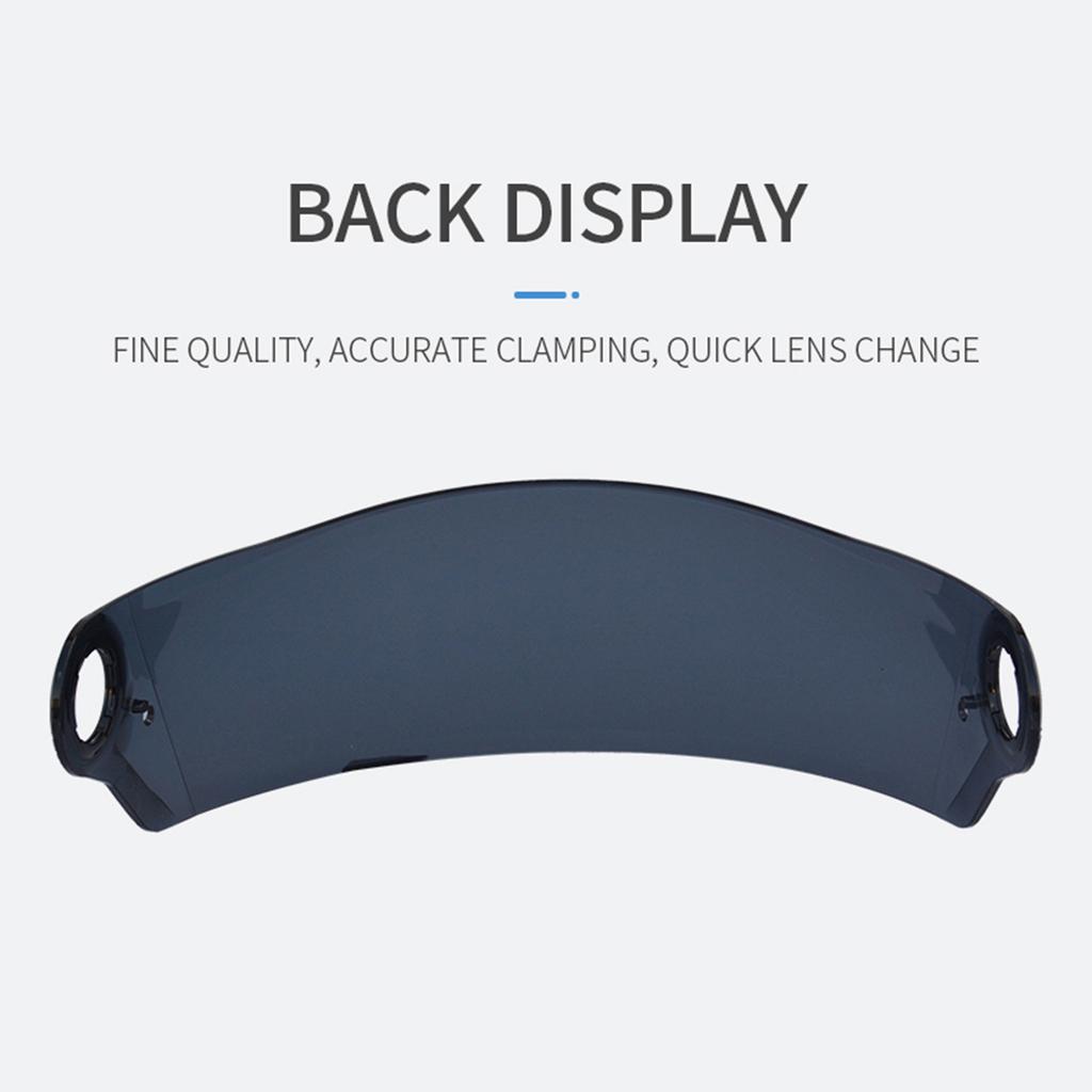 Motorcycle Anti-UV Anti-Scratch Wind Helmets Lens Replacement for LS2 FF358 FF396