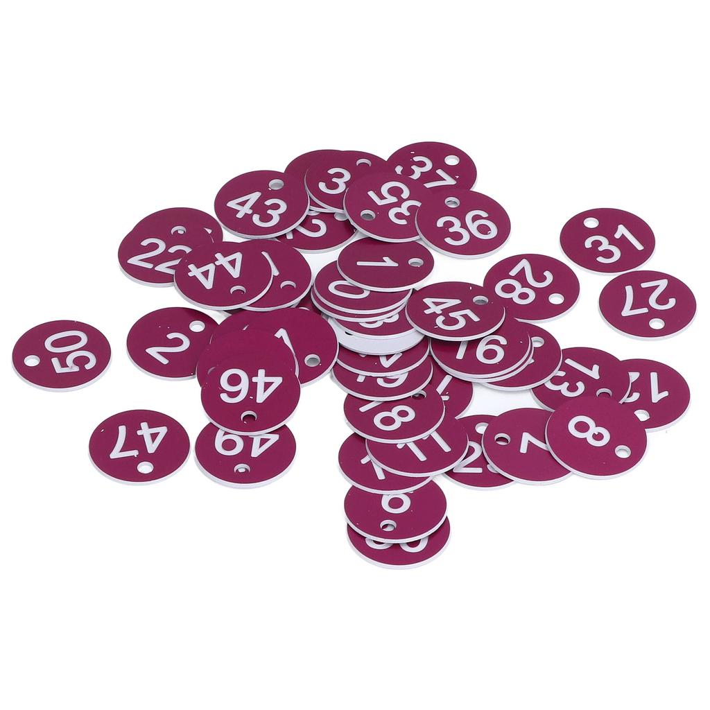 50Pcs Numbered Label Round Simple Beautiful Beehive Tag Breeding Supplies for Beekeeping Animal Husbandry