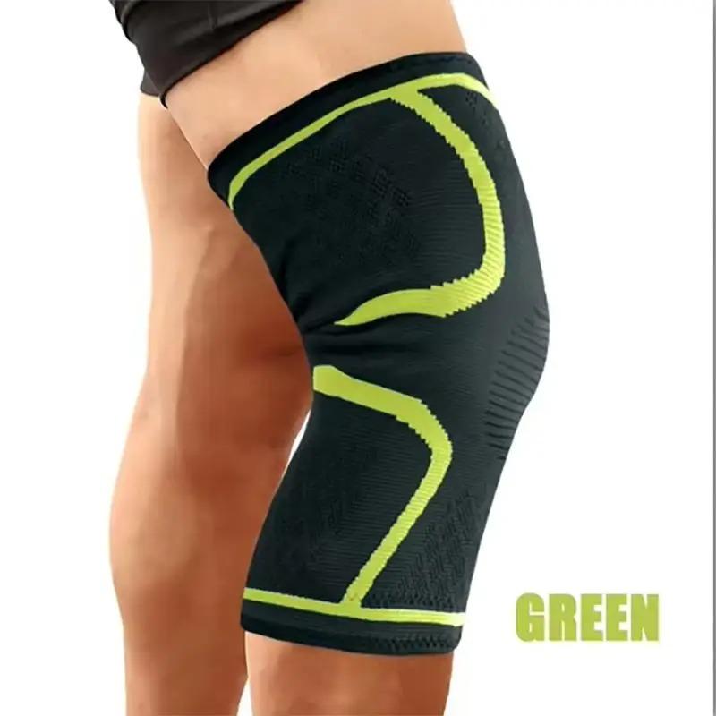1PC Fitness Running Cycling Knee Support Braces Elastic Nylon Sport Compression Knee Pad Sleeve for Basketball Volleyball