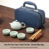 Luxury Travel Tea Set: Quick Pot with Four Cups – Perfect Customer Souvenir for Company Events