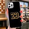 Basketball 23 24 8 Number Cover Phone Case For iPhone 16 17 Air 15 14 Pro Max 16E Phone Case 13 Mini 12 11 7 SE 8 Print Pattern