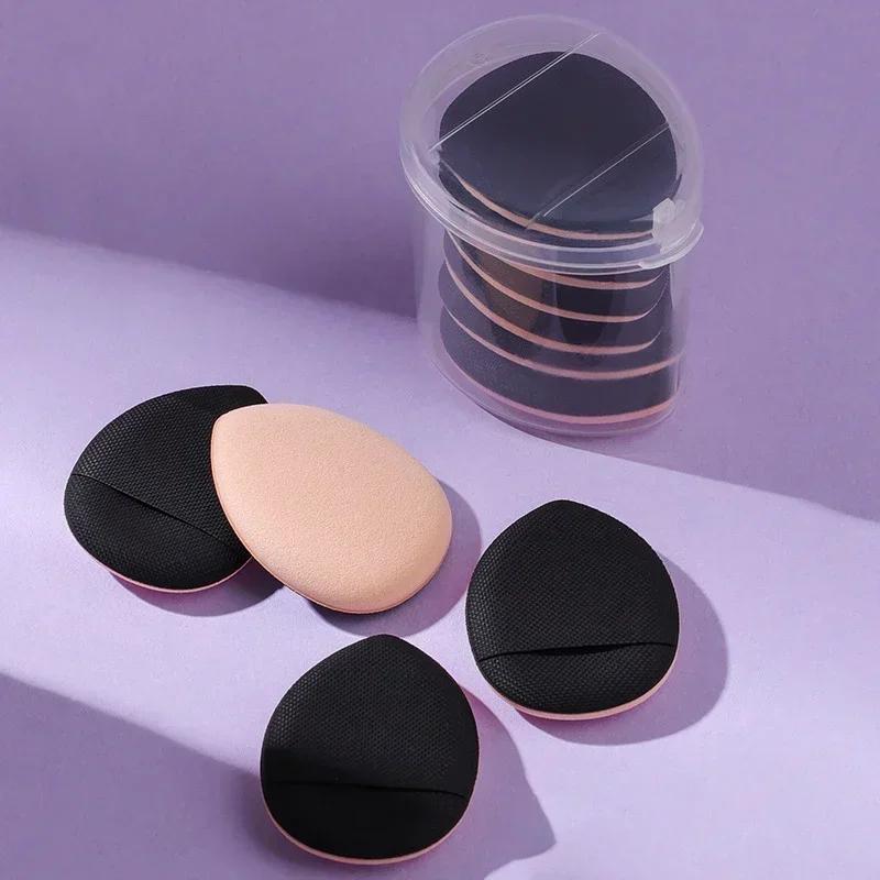 6/10Pcs Mini Finger Puff Foundation Small Air Cushion Powder Sponge Face Concealer BB Cream Cosmetic Applicator Makeup Tools