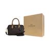 Coach Rowan 18 Top-Reißverschluss Leder Schultertasche Crossbody Handtasche Klein Damen Handtaschen Braun CAB16-IMXI8