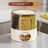 Rotary Rice Bucket Household Grains Storage Box Insect-Proof Moisture-Proof Sealed Rice Storage Tank