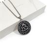 European & American Viking Runes Celtic Knot Odin Pendant Necklace