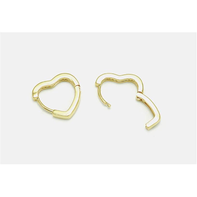 Gold Heart Hoop Earrings for Women Gold Thick Chunky Heart Hoop Earring Heart Huggies Earrings for Women Jewelry Gifts