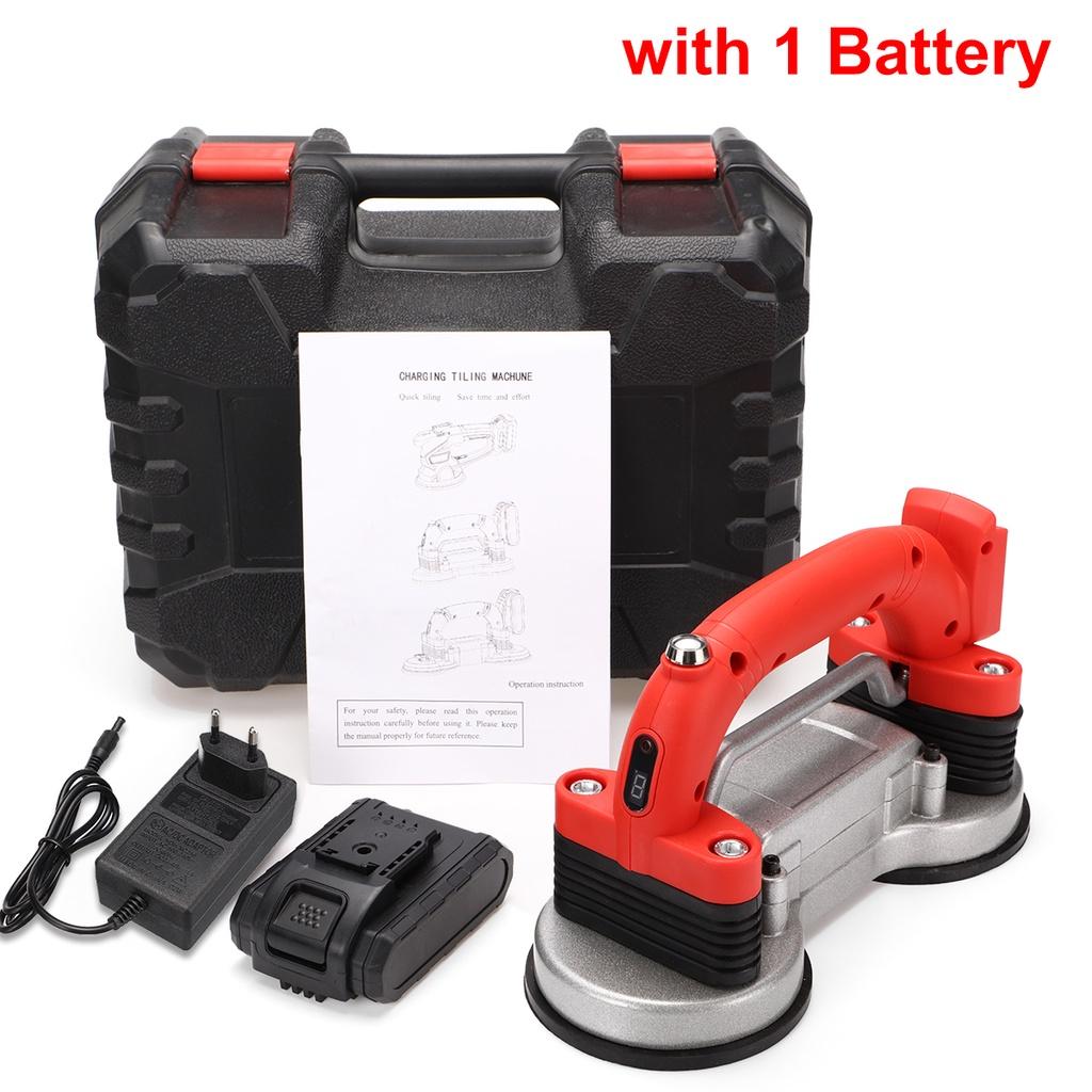 200KG 60-120mm 5 Speeds 21V 1200W Tiles Vibrator Adjustable Automatic Floor Vibrator Leveling Tool With Battery Tiling Tiles Machine