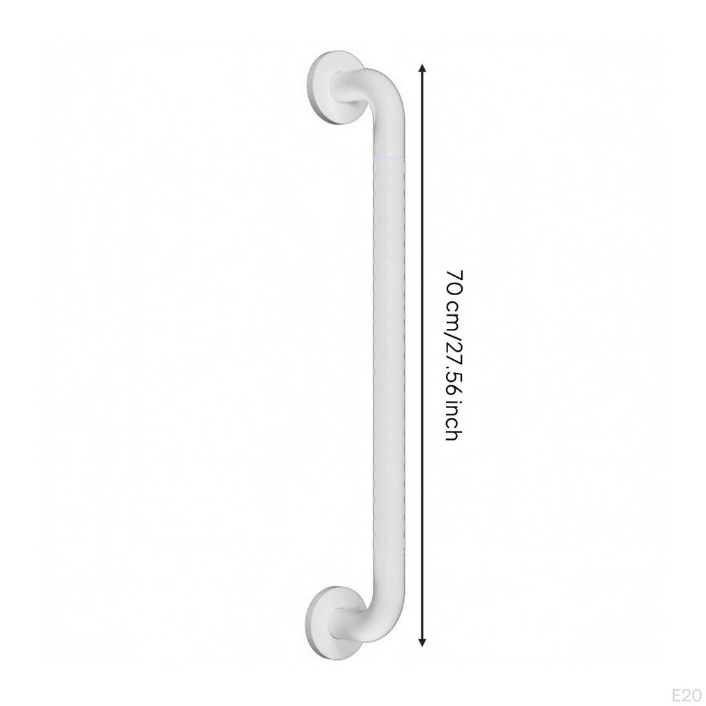Grab Bar with AntiSlip Texturing | Sturdy StainlessSteel Inner Tube, Bathroom Bar, for Shower