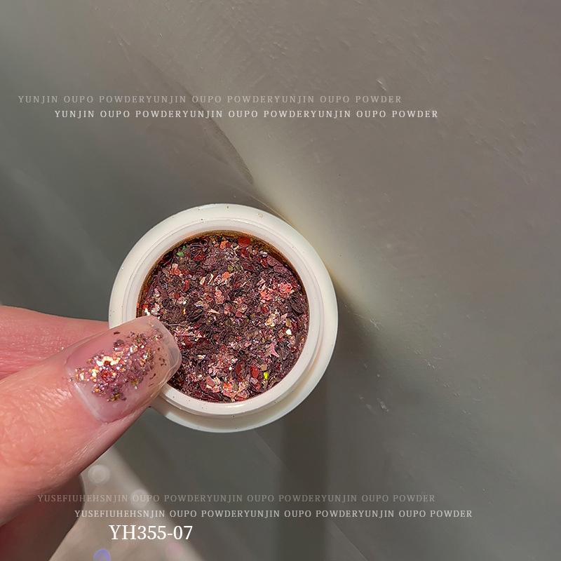 

1 Коробка Украшений для Нейл-Арта Глиттер Пайетки Пудра для Ногтей Блестящие Сияющие Смешанные Формы Для Дизайна Маникюра Аксессуар as the picture