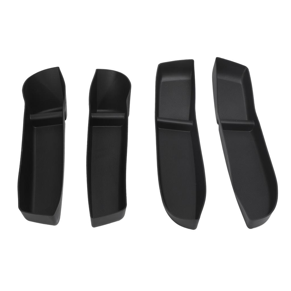 4Pcs Door Side Storage Box Versatile Use Easy Installation Front Rear Door Slot Organizer Tray Replacement for Tesla