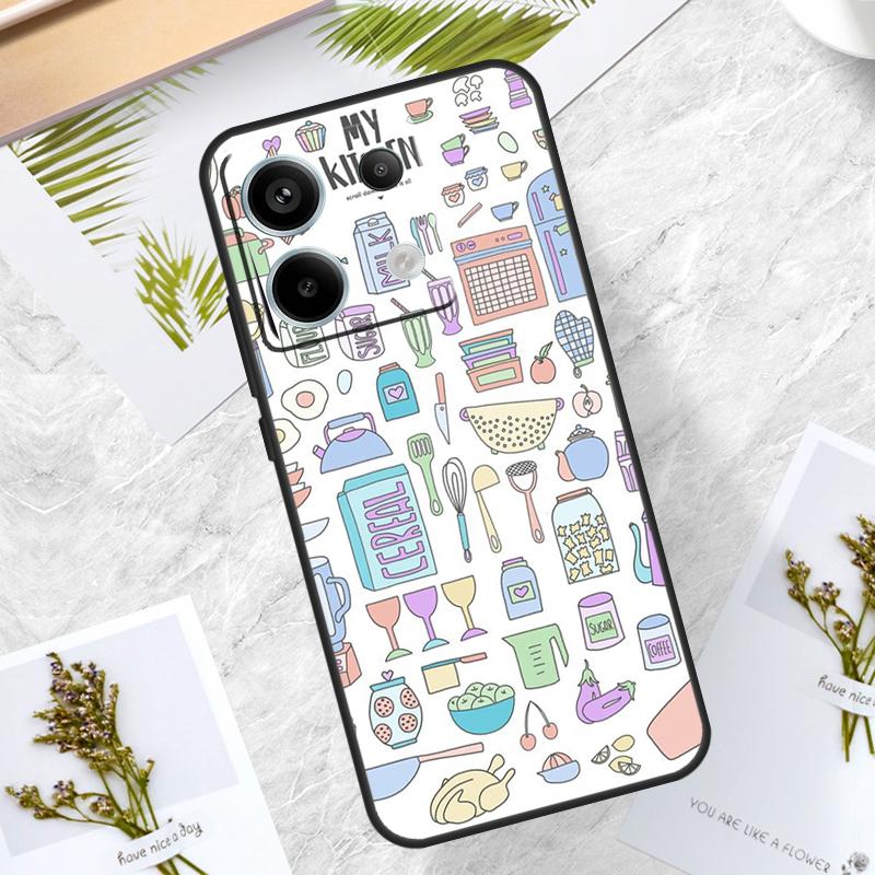 Baking Cook Chef Case For Xiaomi Redmi Note 14 13 12 11 10 9 15 Pro Plus Redmi 15 10C 12C 13C 14C 15C Cover