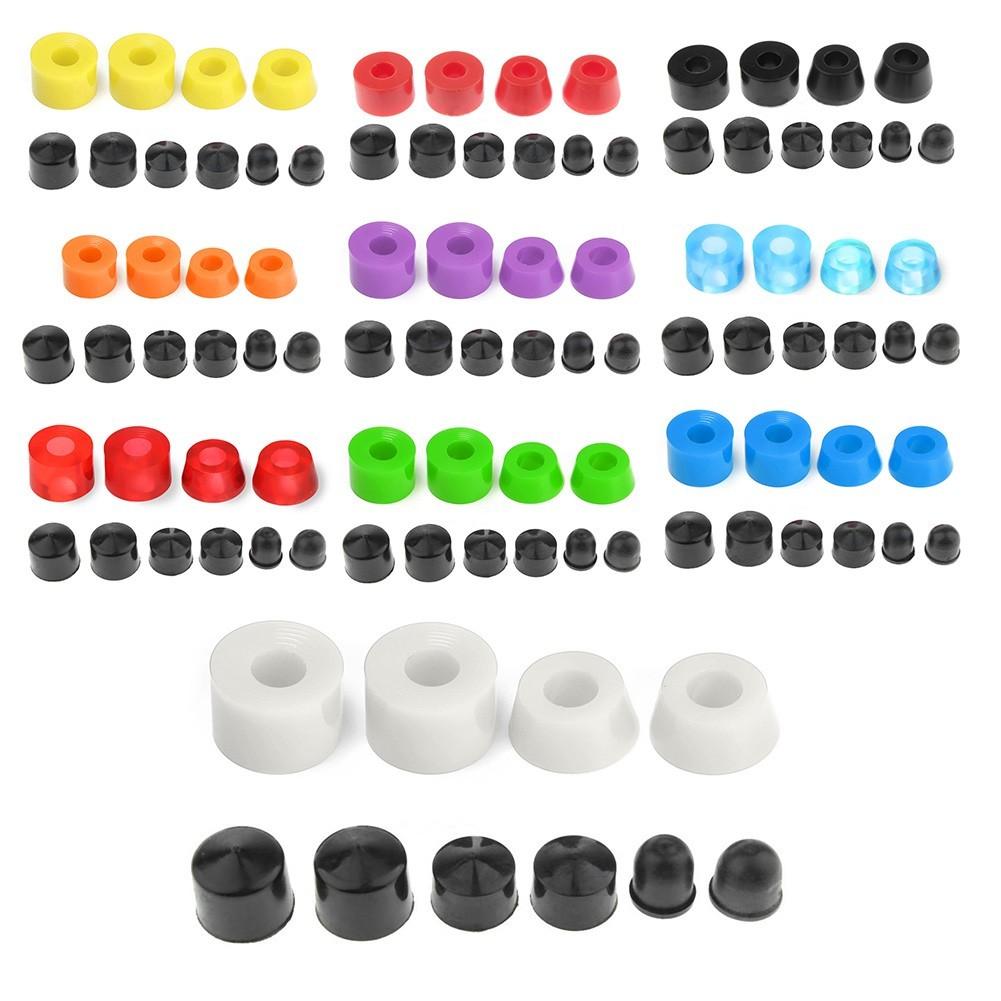 Kit di Ricostruzione Truck per Skateboard Universale, Boccole Rondelle Tazze Pivot, Ammortizzatori