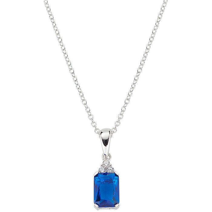 Collier - Argent 925 Bleu - Amen - CLBABBBLZ