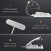 USB Rechargeable LED Reading Lamp Book Clamp Reading Light 3 color Temperatures for Work Reading Student Dormitory Night Light