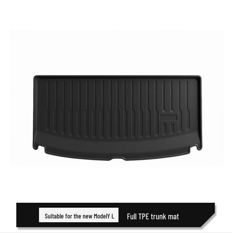 Tesla Model Y/6-Seater TPE Floor Mats: Full Coverage Interior Modification.