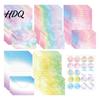 Writing Paper for Gift Giving Watercolor Letterhead Set Envelopes Letter And Stickers Creative Daily Kit Handwritten Correspondence Birthday