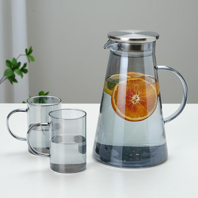 Sejana Thick Glass Cold Water Pitcher Set