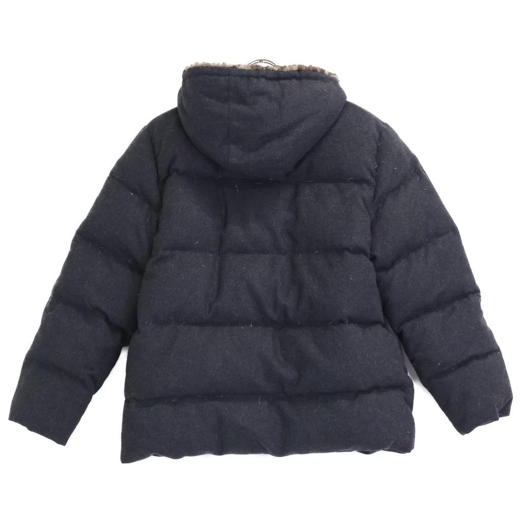 MONCLER 46323 Hoodie Down Jacket 0 Charcoal grayUsed