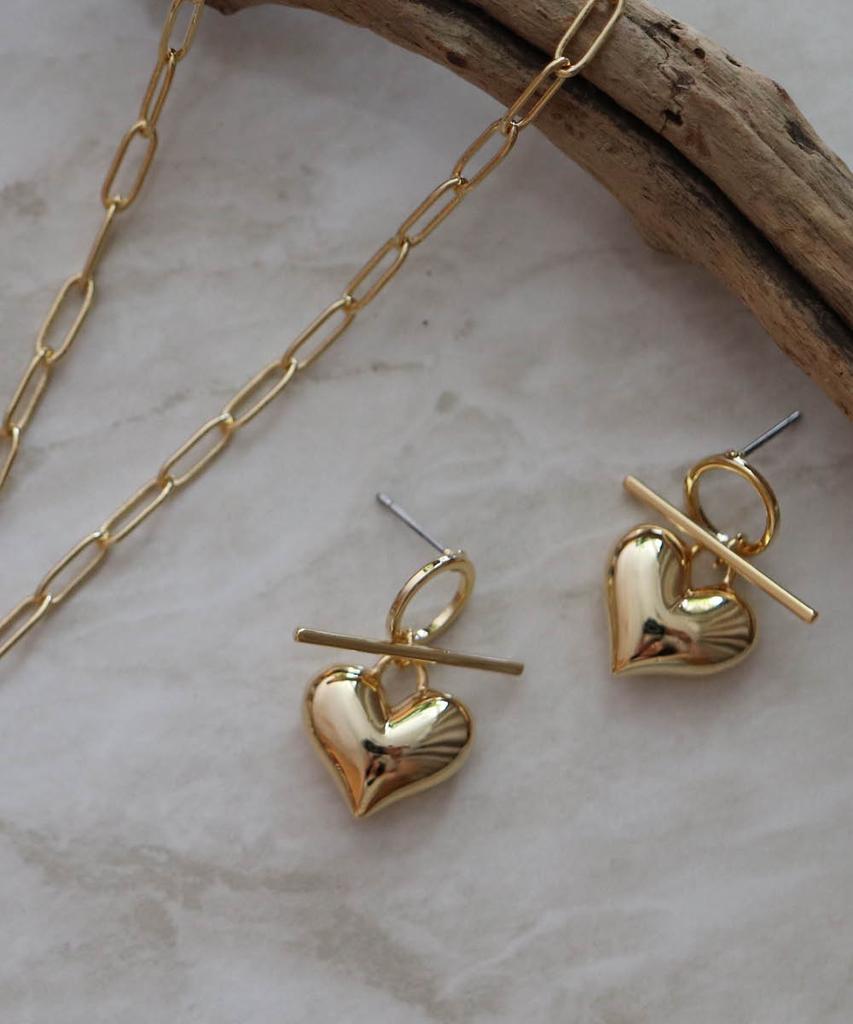 Elyona #44 Heart Knot Earrings