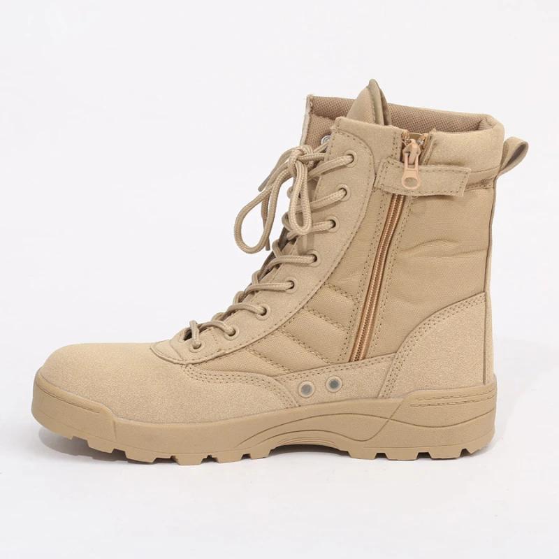 Fashion Comfort Male Boots Outdoor Men's Hiking Boots Quality High-Top Desert Shoes Hard-Wearing  Men's Work Footwear 2024 Botas Hombre