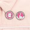 Amusing Weightlifting Animal Enamel Brooch Sturdy Alloy Sporty Accessory Gift