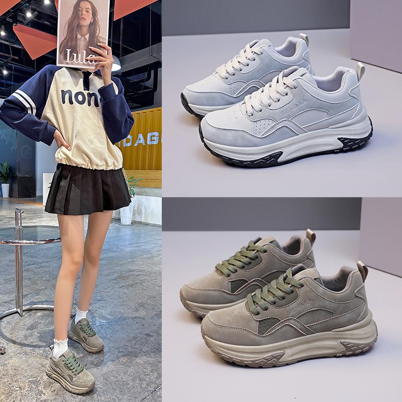 Sports dad shoes children's 2025 autumn and winter new versatile Korean version casual platform flat women's shoes MZ-K3