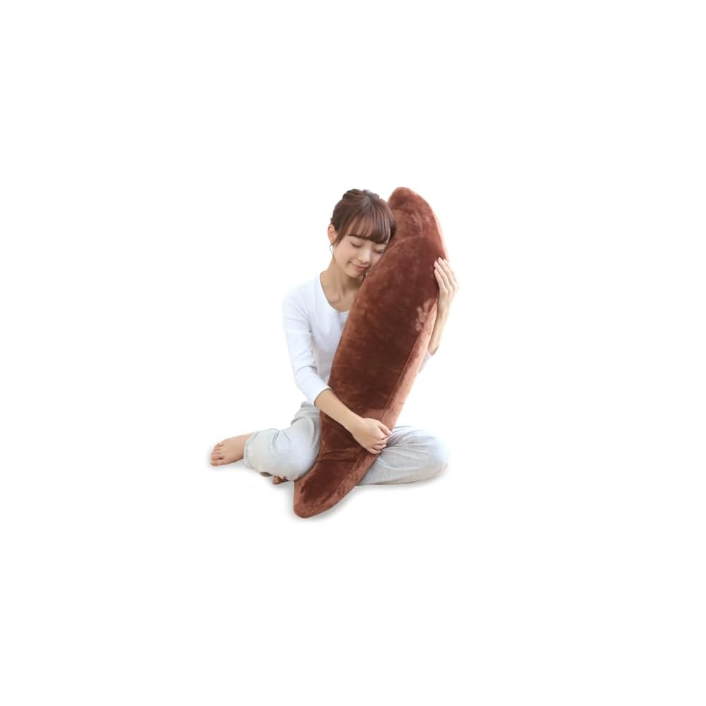 IRIS PLAZA Body Pillow, Made in Japan, Flannel Cover, Fluffy, Voluminous Cushion, Suitable for Side