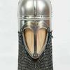 Steel Medieval Roa Bascinet Helmet 18 Gauge Knight Viking Helmet